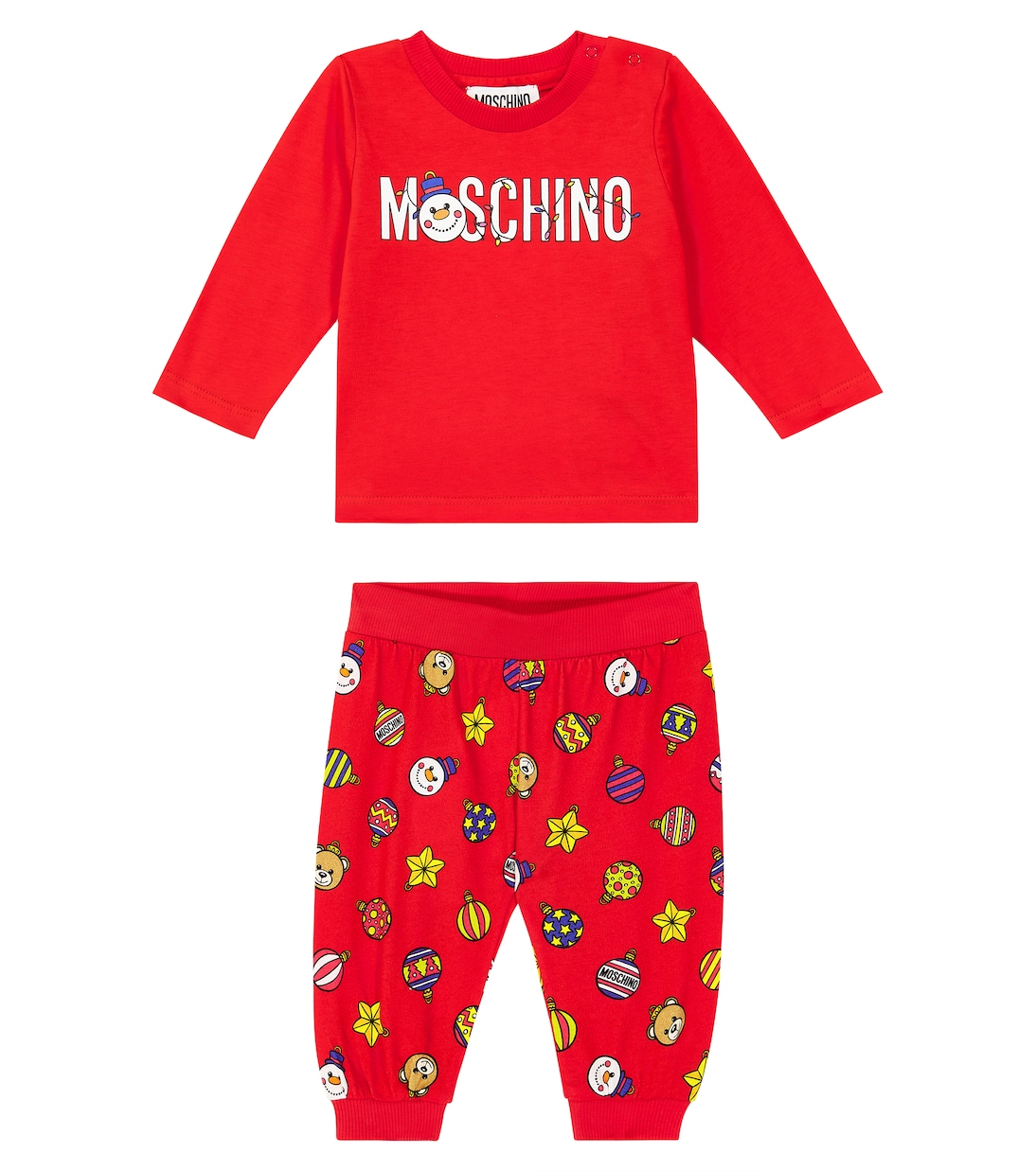 Bebé - set de camiseta y pantalones estampados | Moschino Kids