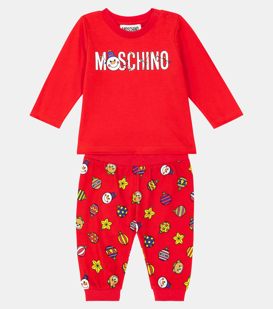 Bebé - set de camiseta y pantalones estampados | Moschino Kids