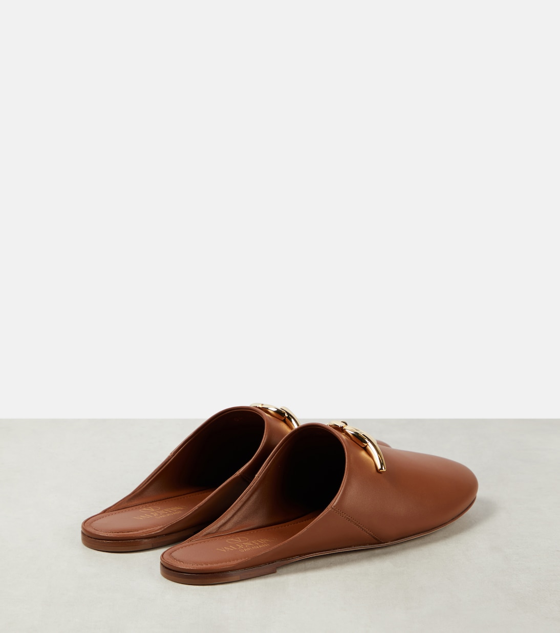 VLogo Signature leather mules | Valentino Garavani