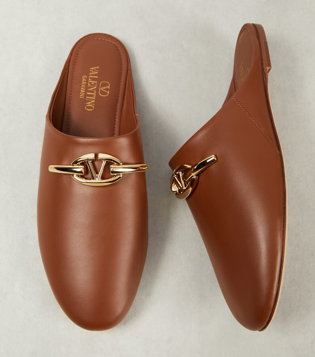 VLogo Signature leather mules | Valentino Garavani