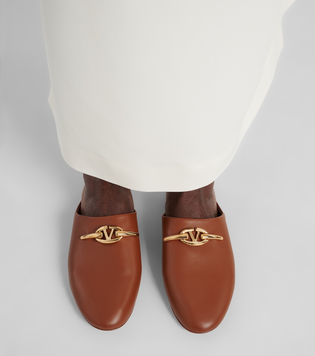 VLogo Signature leather mules | Valentino Garavani