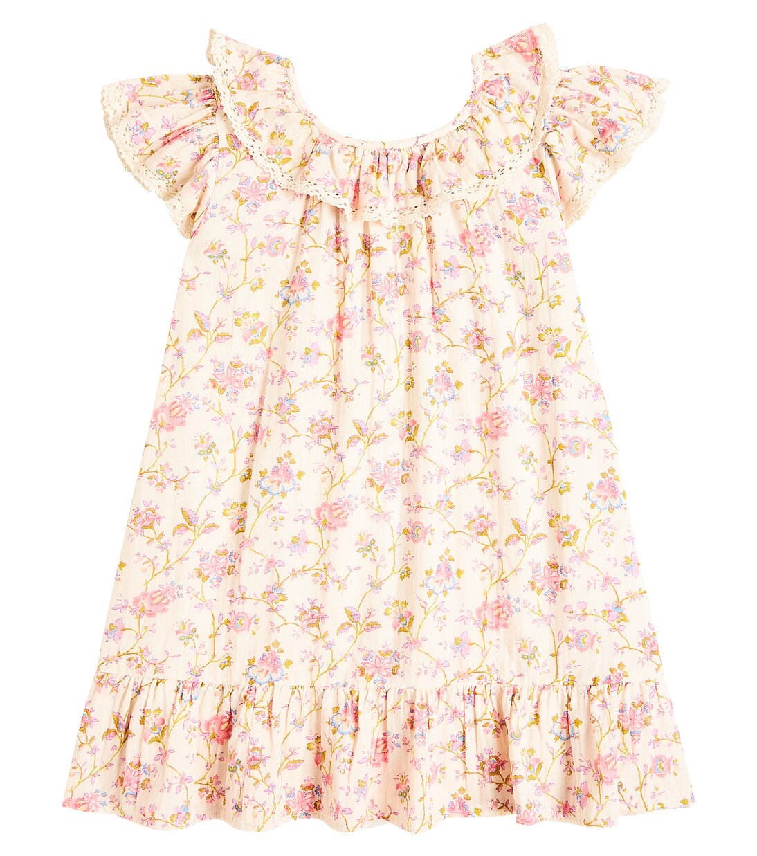 Natiya ruffled floral cotton dress | Louise Misha