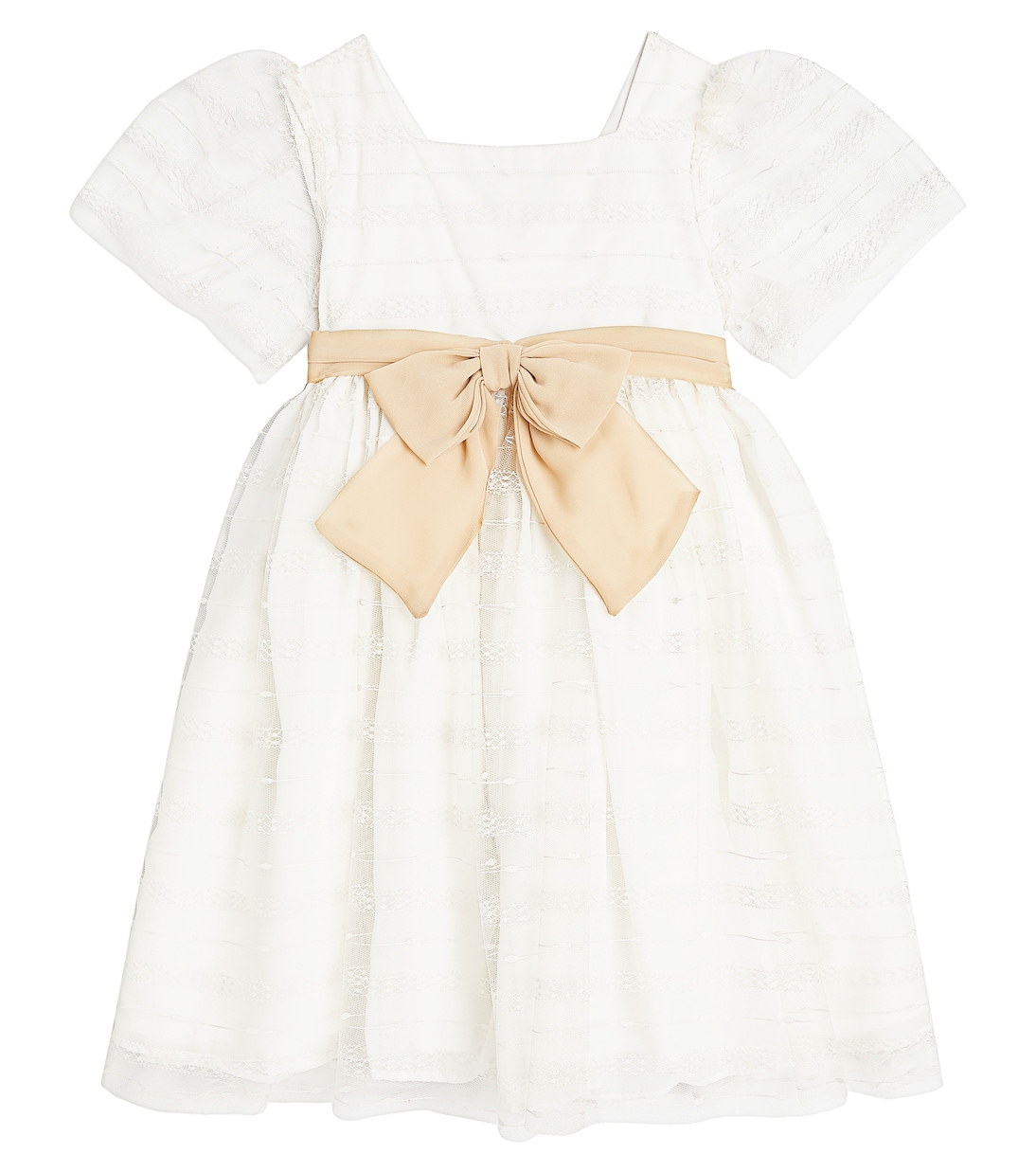 Bow-detail tulle dress | Patachou