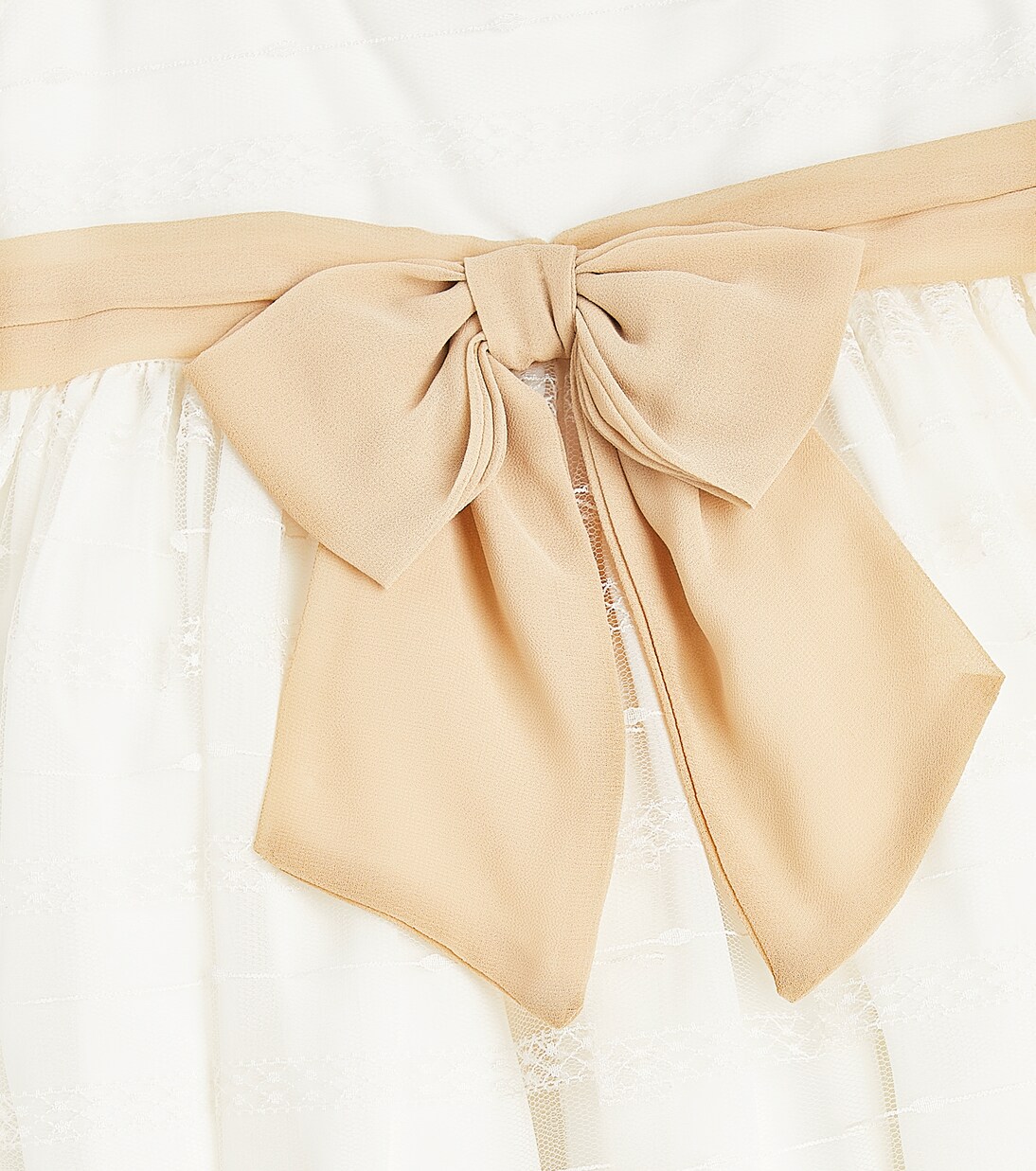 Bow-detail tulle dress | Patachou