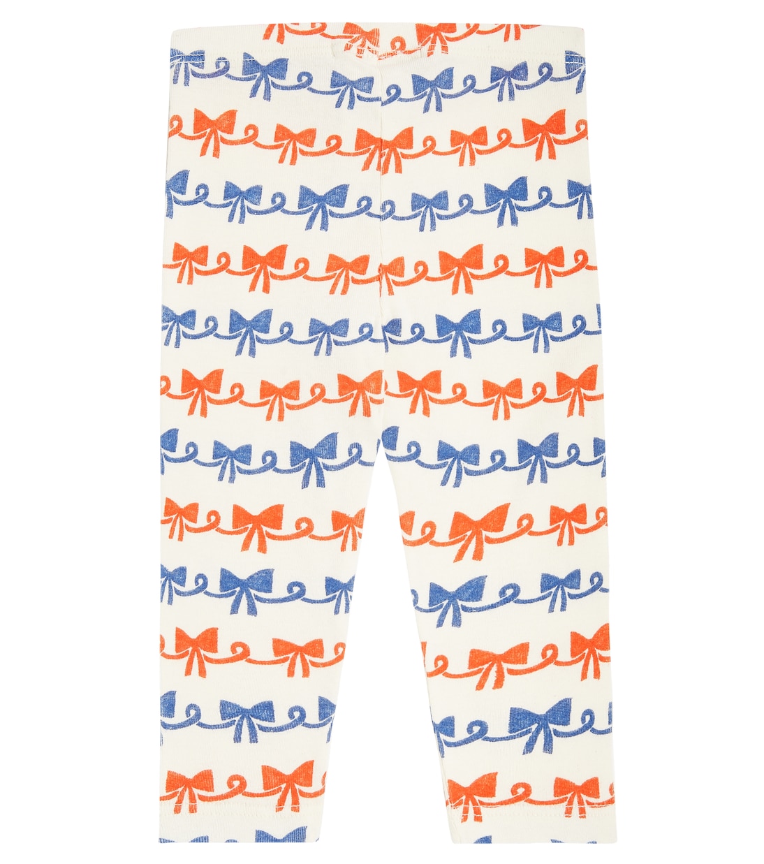 Baby Ribbon Bow cotton-blend jersey leggings | Bobo Choses