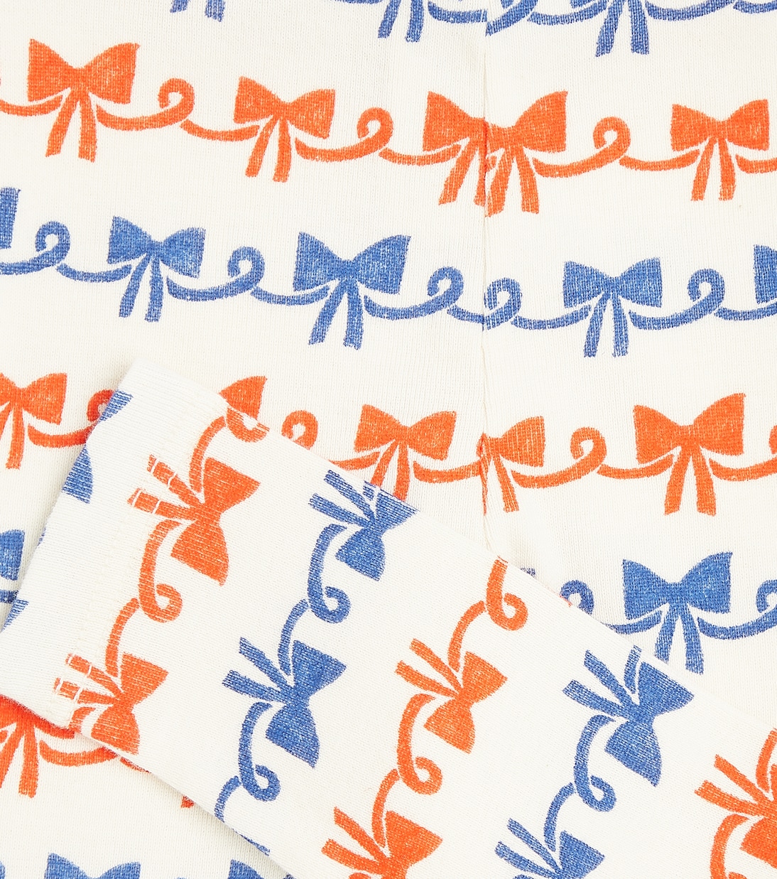 Baby Ribbon Bow cotton-blend jersey leggings | Bobo Choses