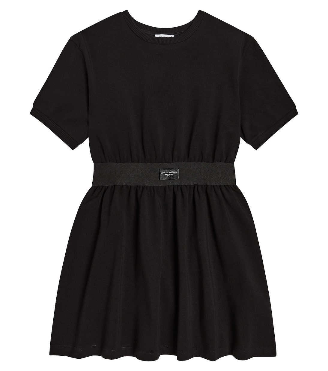 Cotton-blend jersey dress  | Dolce&Gabbana Kids