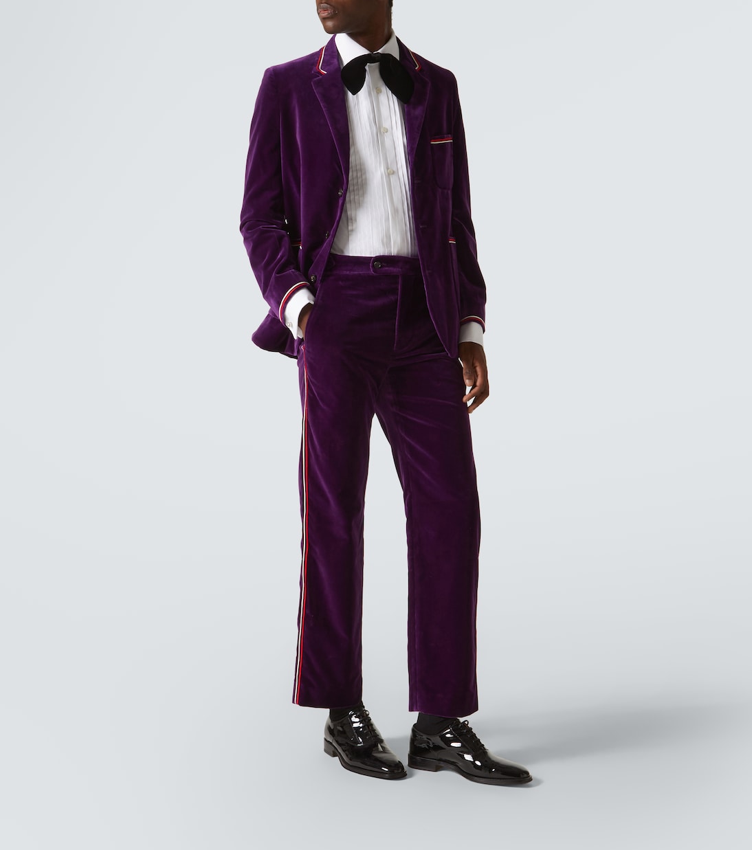 Showcase cotton velvet suit pants | Bode