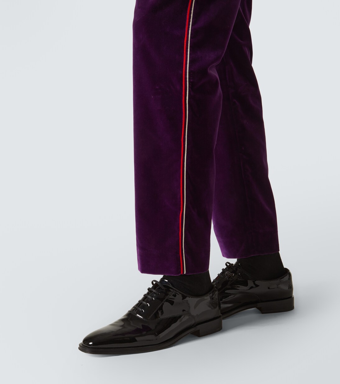 Showcase cotton velvet suit pants | Bode