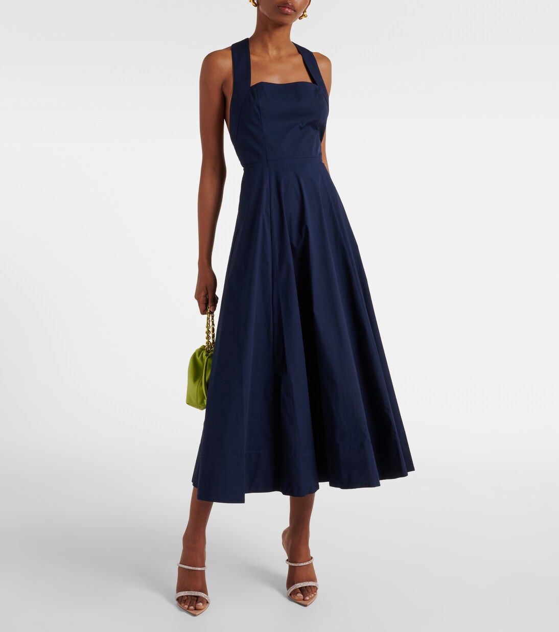 Teresa poplin midi dress | Staud