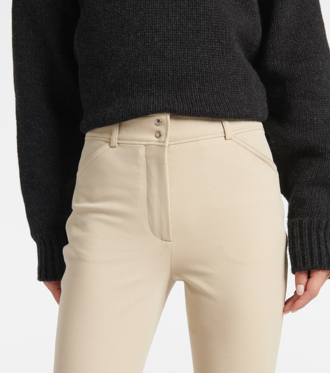 Schmale Hose Doris aus Twill | Loro Piana