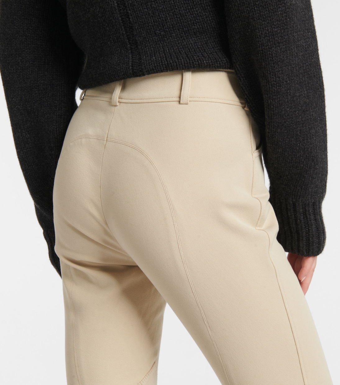 Schmale Hose Doris aus Twill | Loro Piana