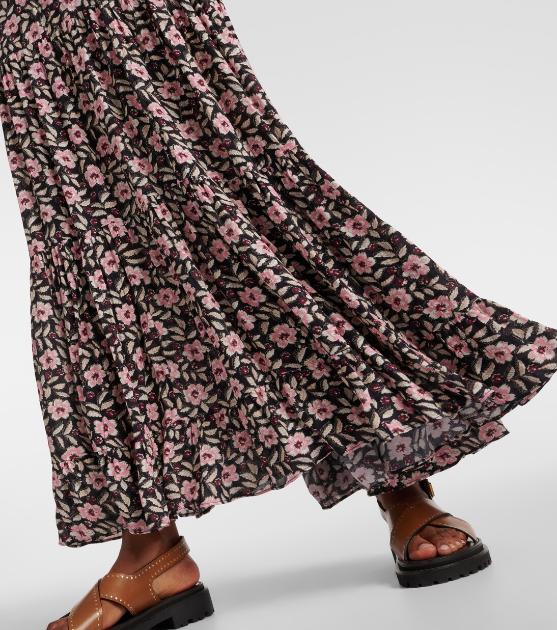 Robe longue Delicia à fleurs | Rixo