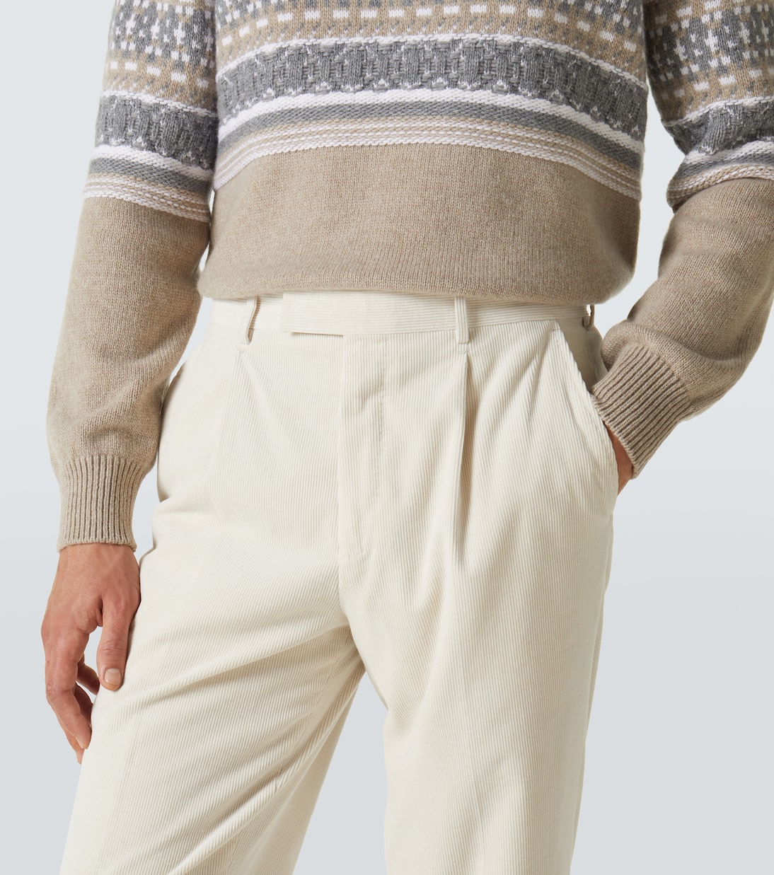 CashCo corduroy straight pants | Zegna