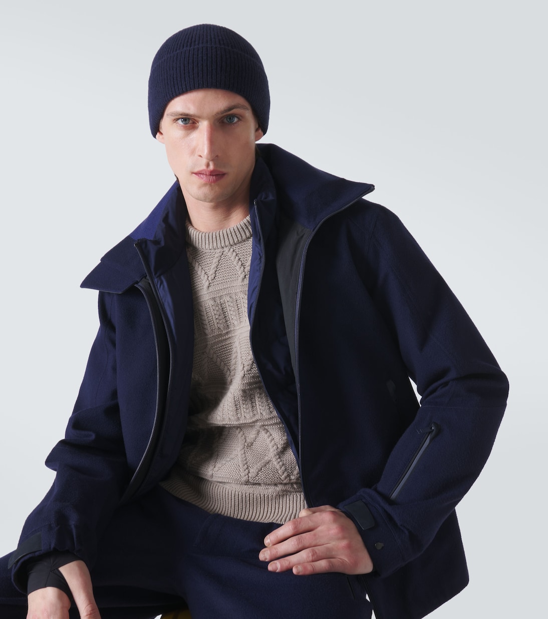 Ribbed-knit cashmere beanie | Zegna