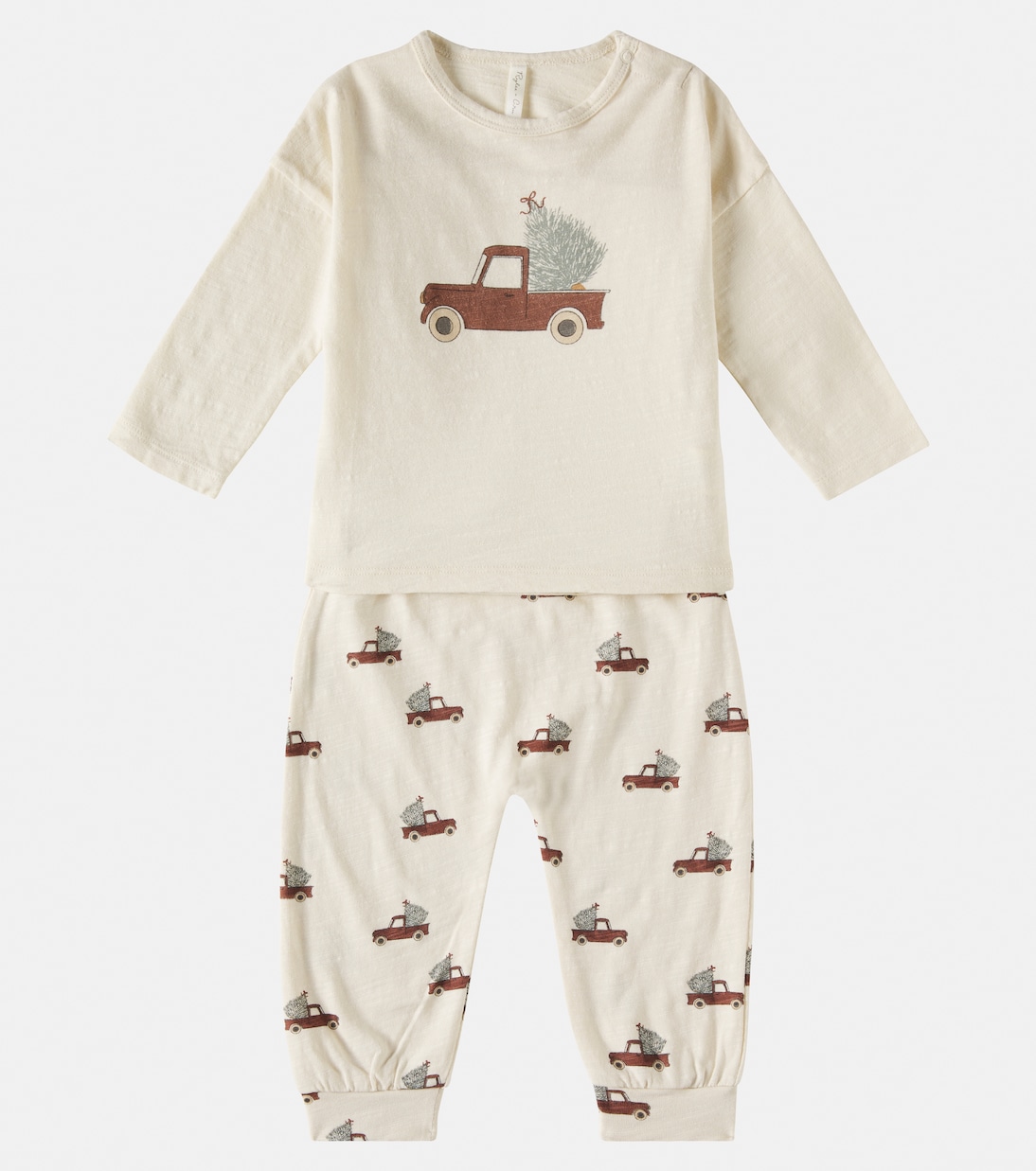 Bébé – Ensemble de survêtement Trucks en coton | Rylee + Cru