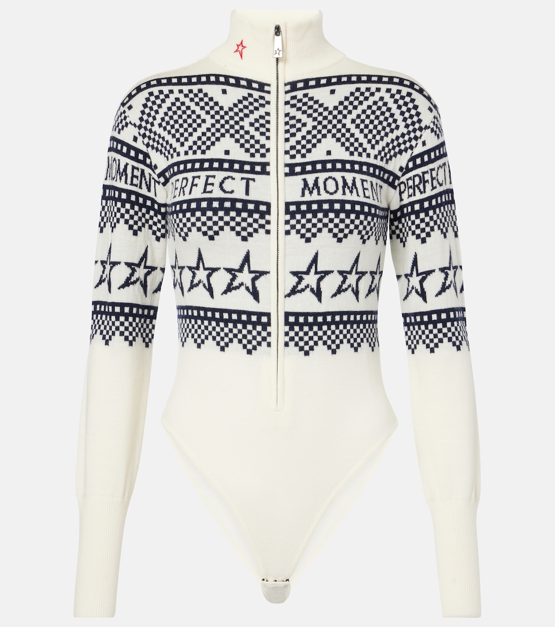Wool intarsia bodysuit | Perfect Moment