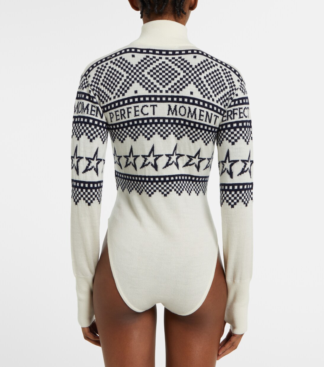 Wool intarsia bodysuit | Perfect Moment