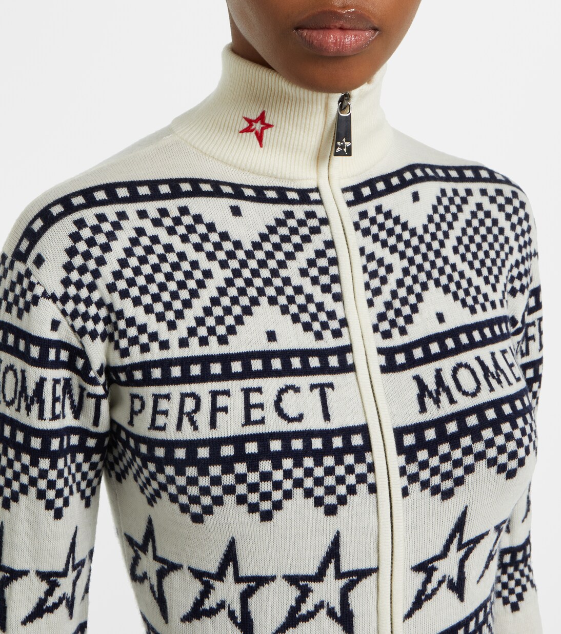 Wool intarsia bodysuit | Perfect Moment