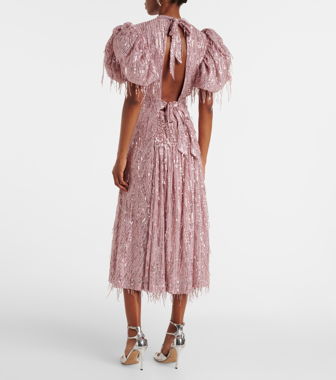 Robe midi à sequins | Rotate