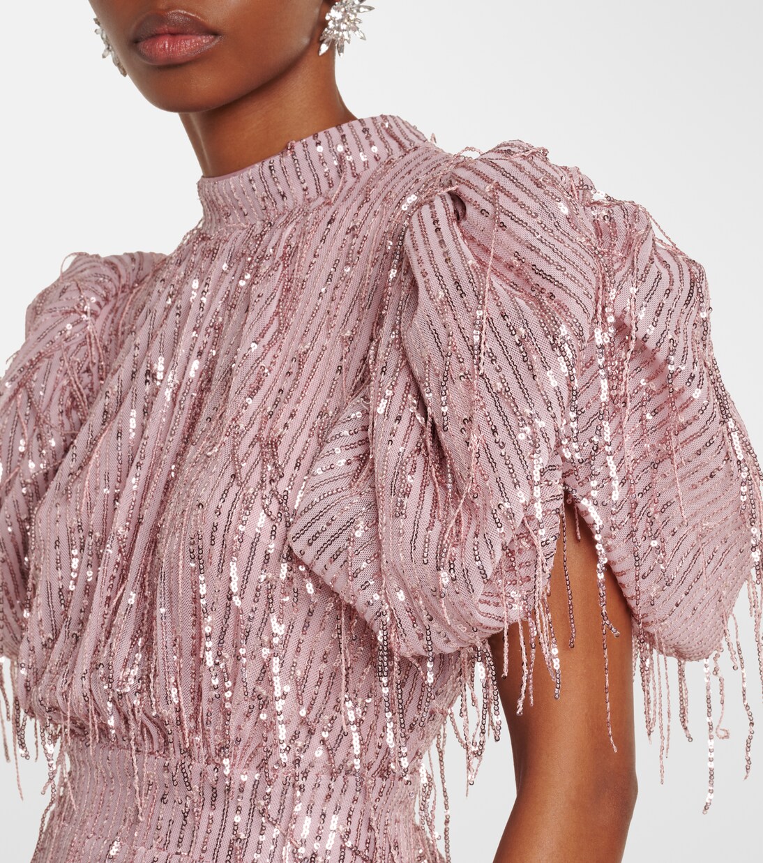 Robe midi à sequins | Rotate
