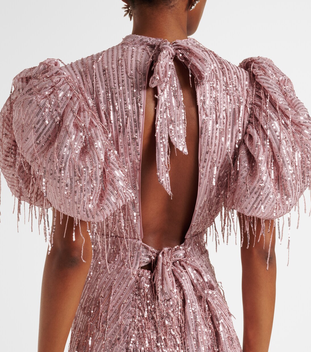 Robe midi à sequins | Rotate