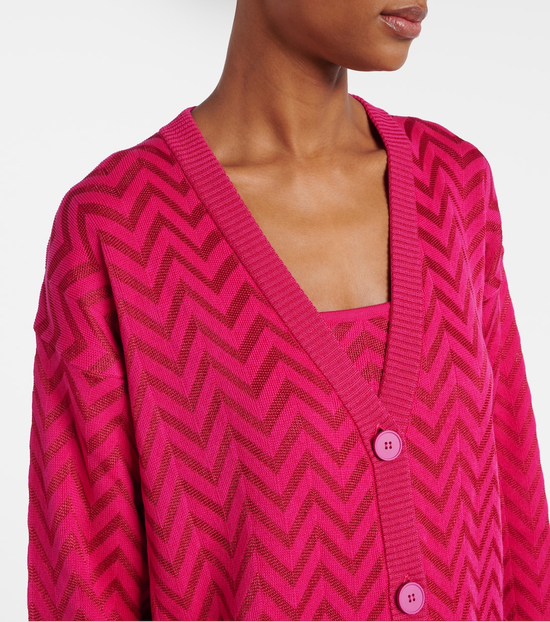 Zigzag cotton-blend cardigan | Missoni