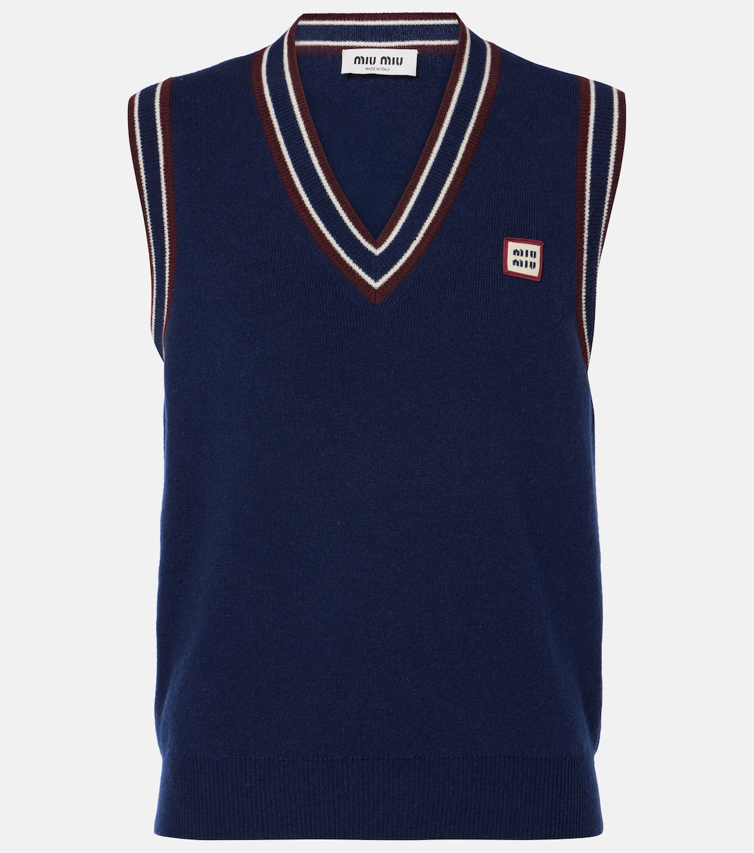 Wool and cashmere sweater vest | Miu Miu