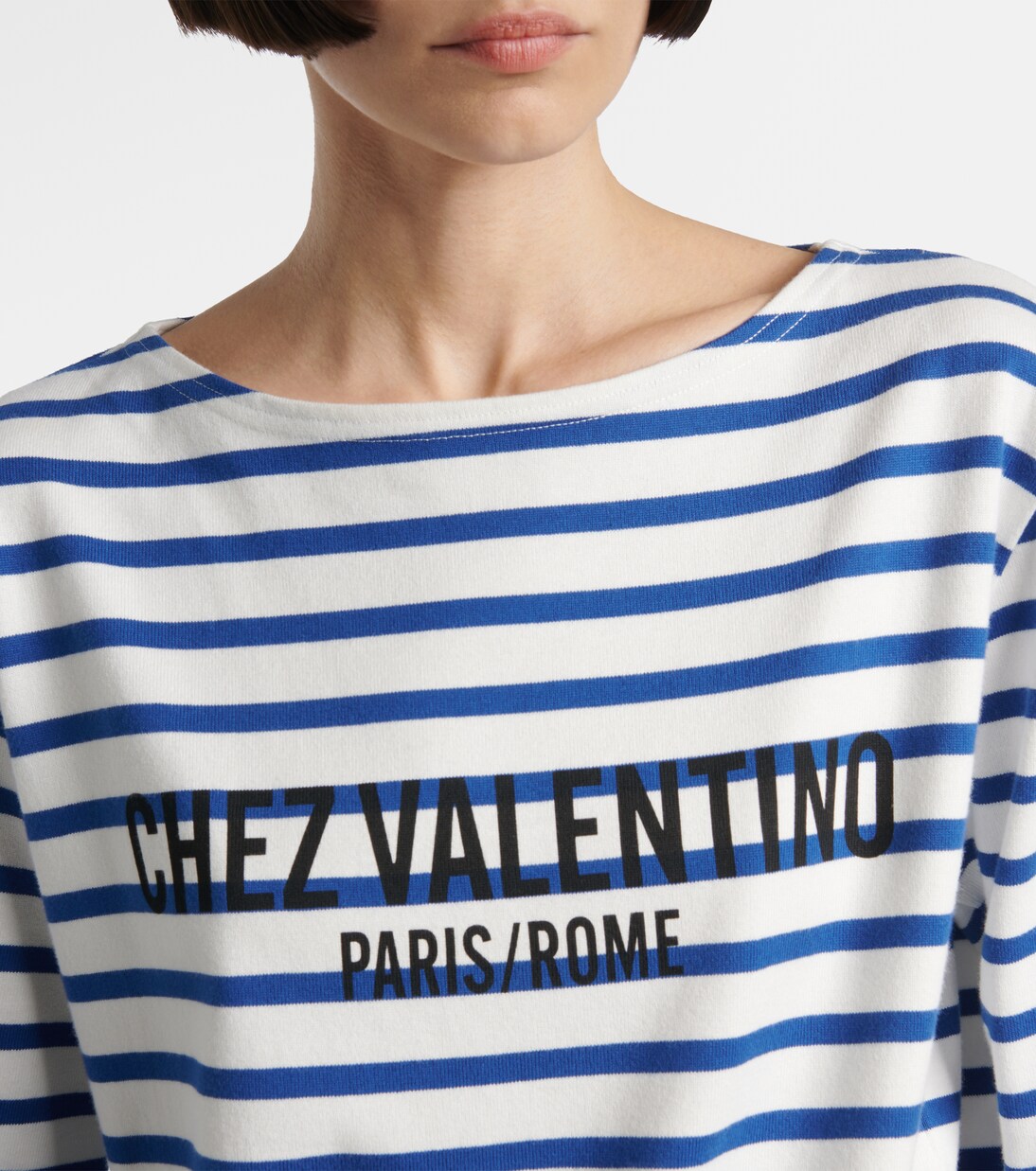 T-shirt Chez Valentino en coton | Valentino