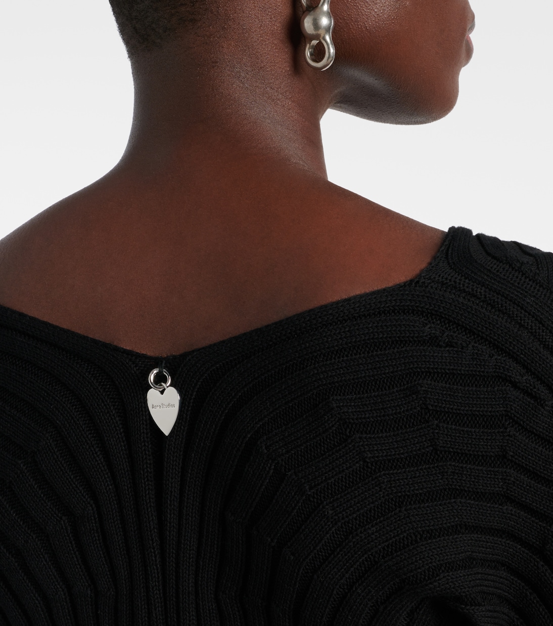 Cardigan en crêpe de coton | Acne Studios