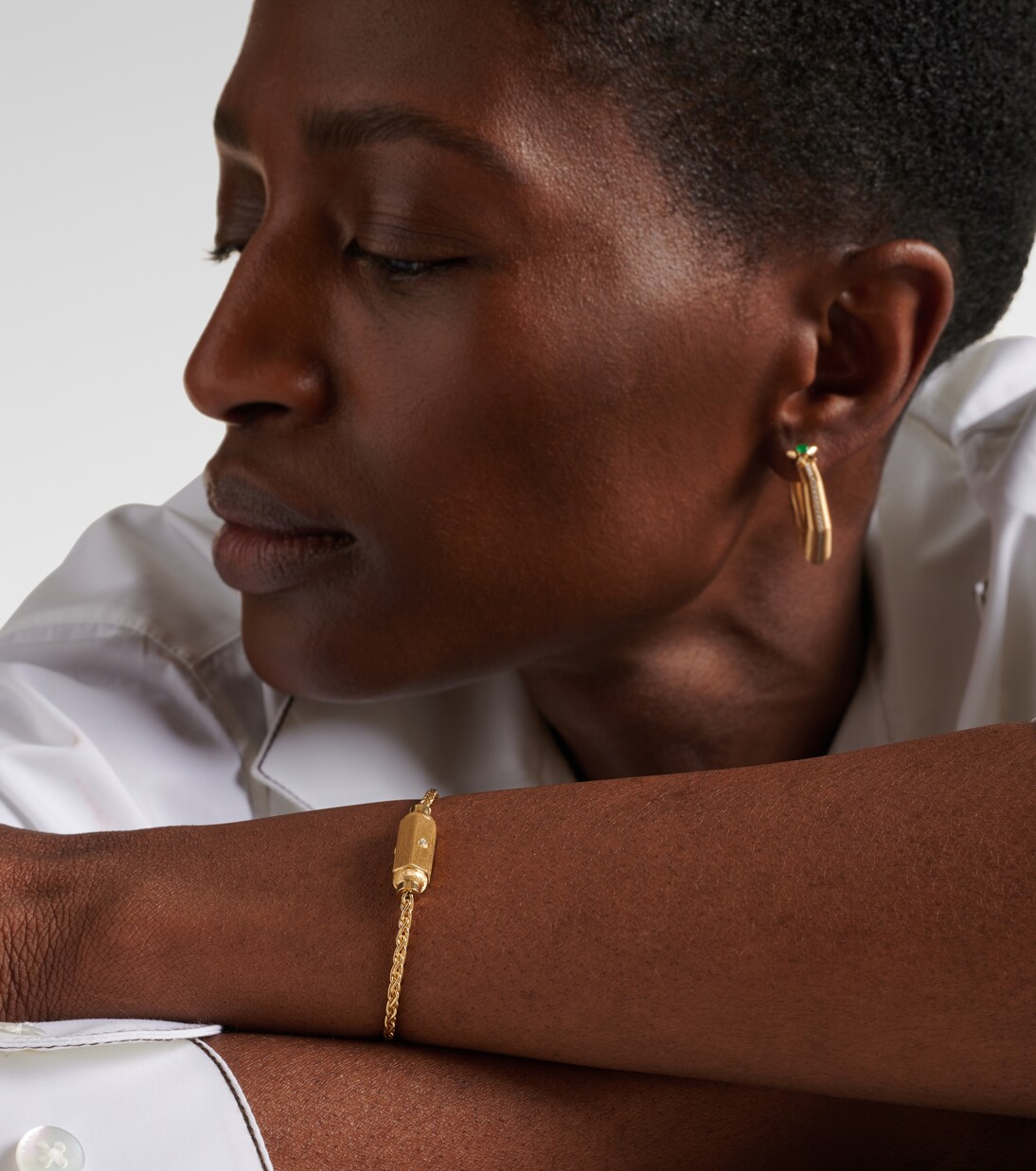 Bracelet Coco Micro en or 18 ct et diamants | Marie Lichtenberg