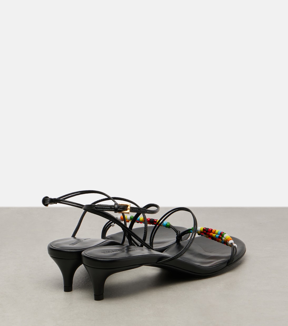 Loop 35 beaded leather sandals | Khaite