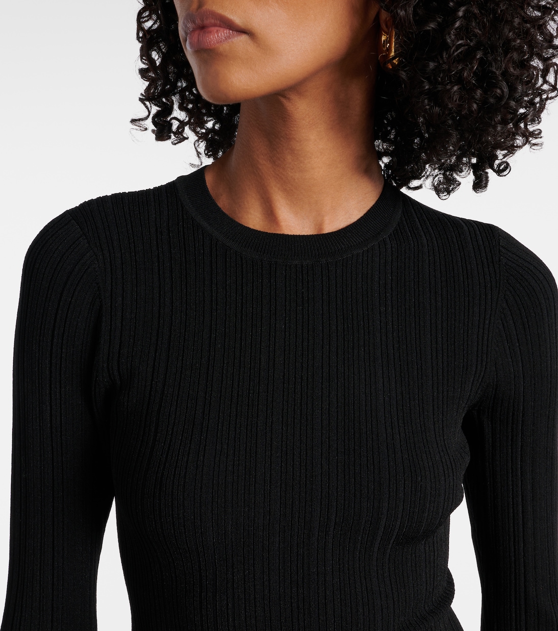 Vaughn satin-trimmed midi dress  | Veronica Beard