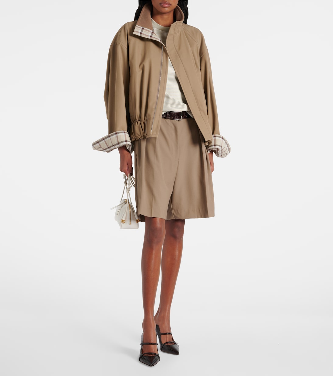 Maureen 85 croc-effect leather pumps | Malone Souliers