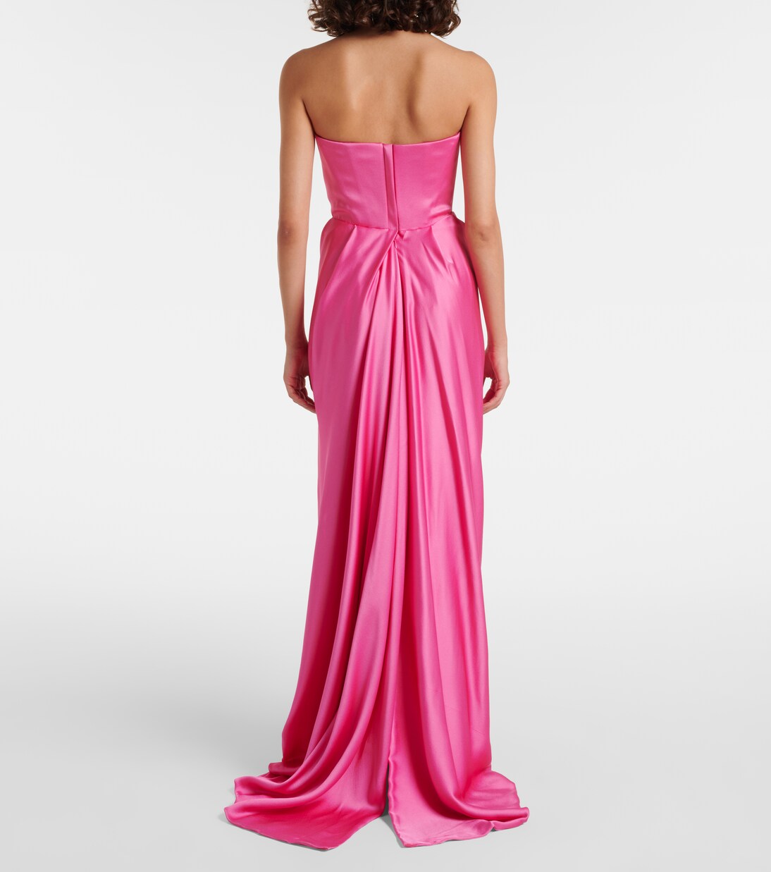 Galaxyno strapless satin corset gown | Vivienne Westwood