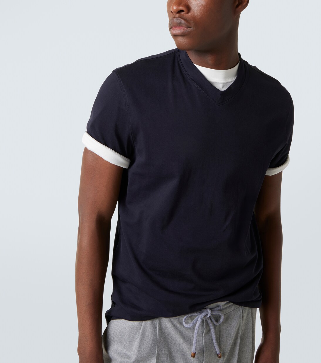 Camiseta de jersey de algodón | Brunello Cucinelli