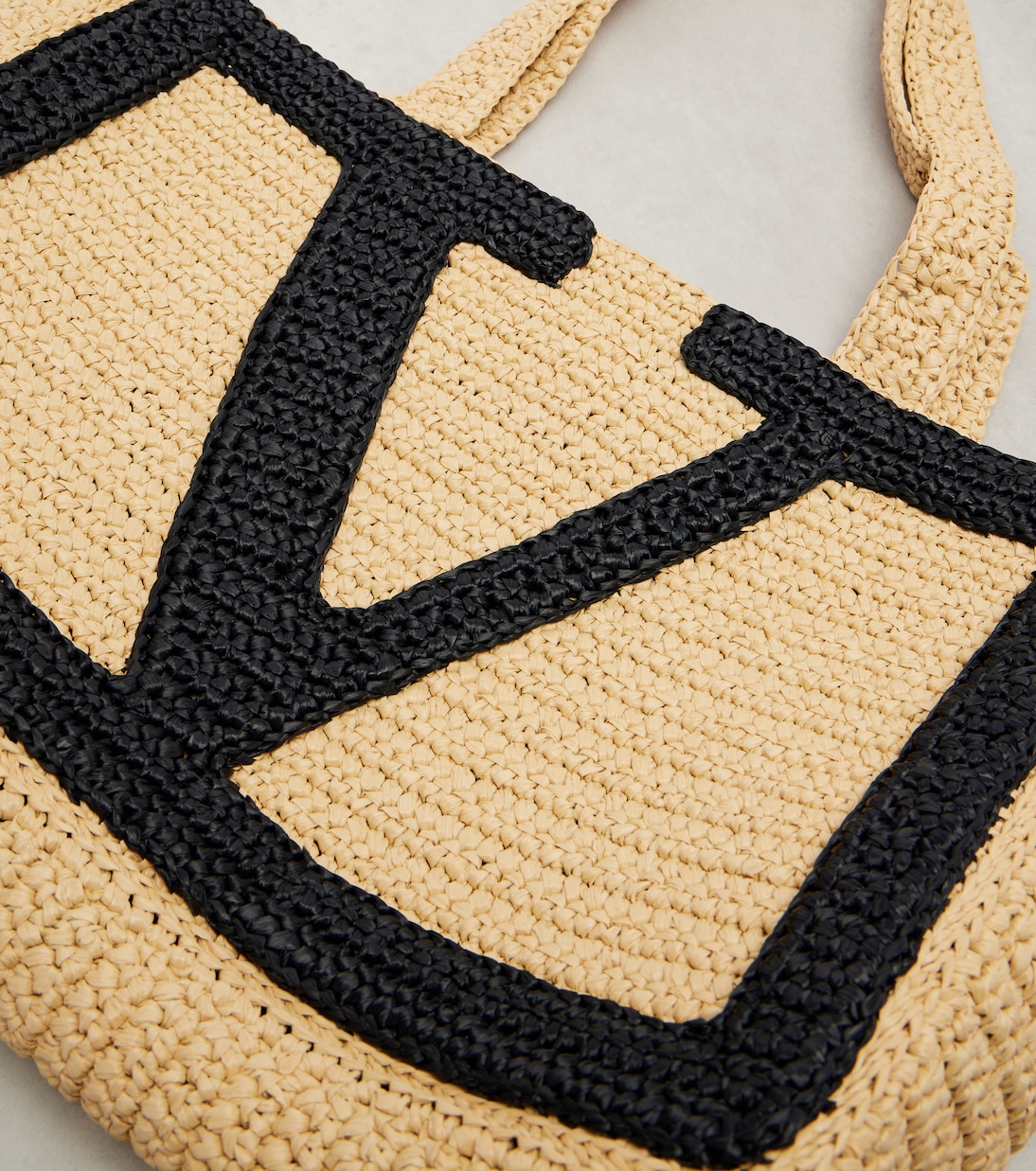 Tote Bag Viva Superstar Large aus Häkelstrick | Valentino Garavani