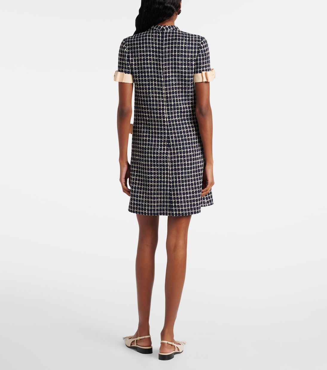 Mossi wool-blend bouclé minidress | Valentino