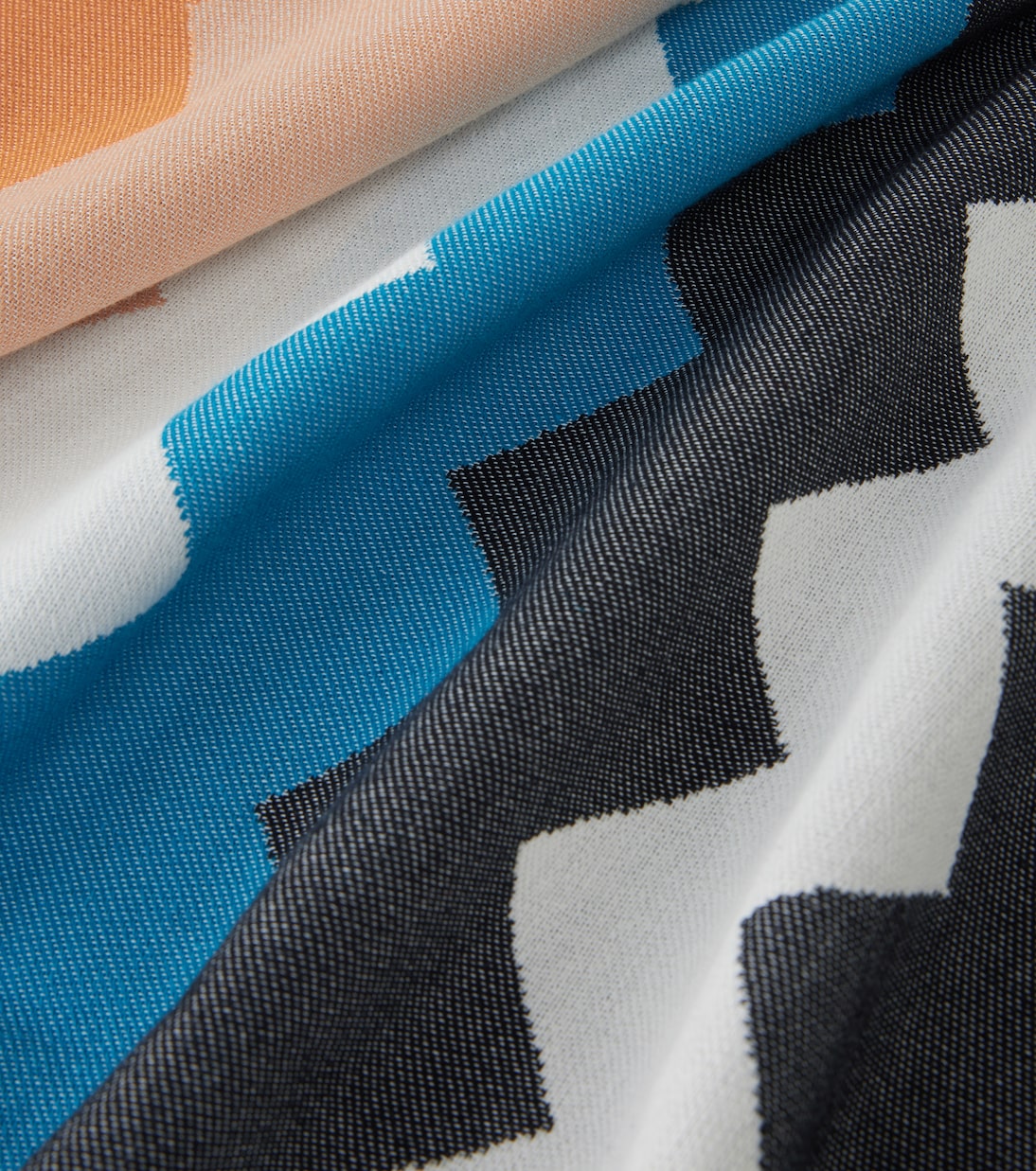 Fouta Zigzag cotton beach towel | Missoni