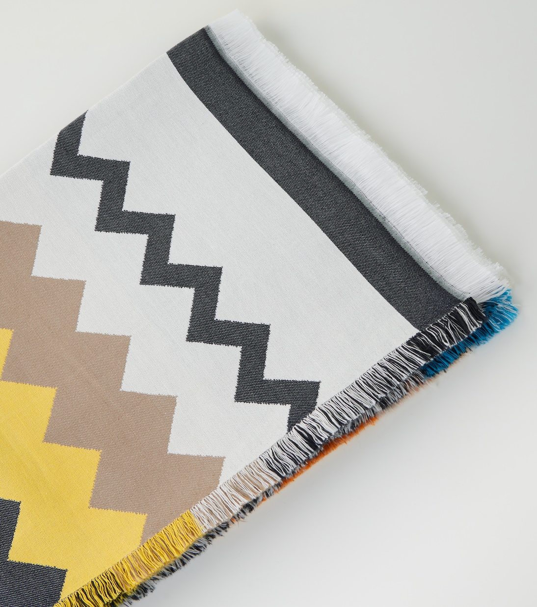 Fouta Zigzag cotton beach towel | Missoni