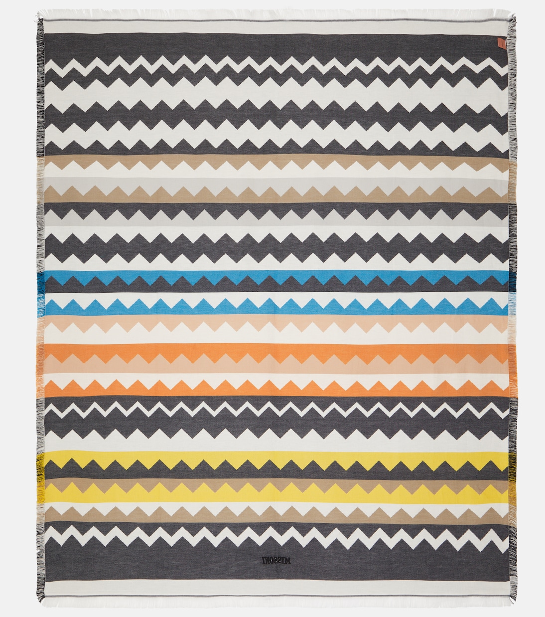 Fouta Zigzag cotton beach towel | Missoni