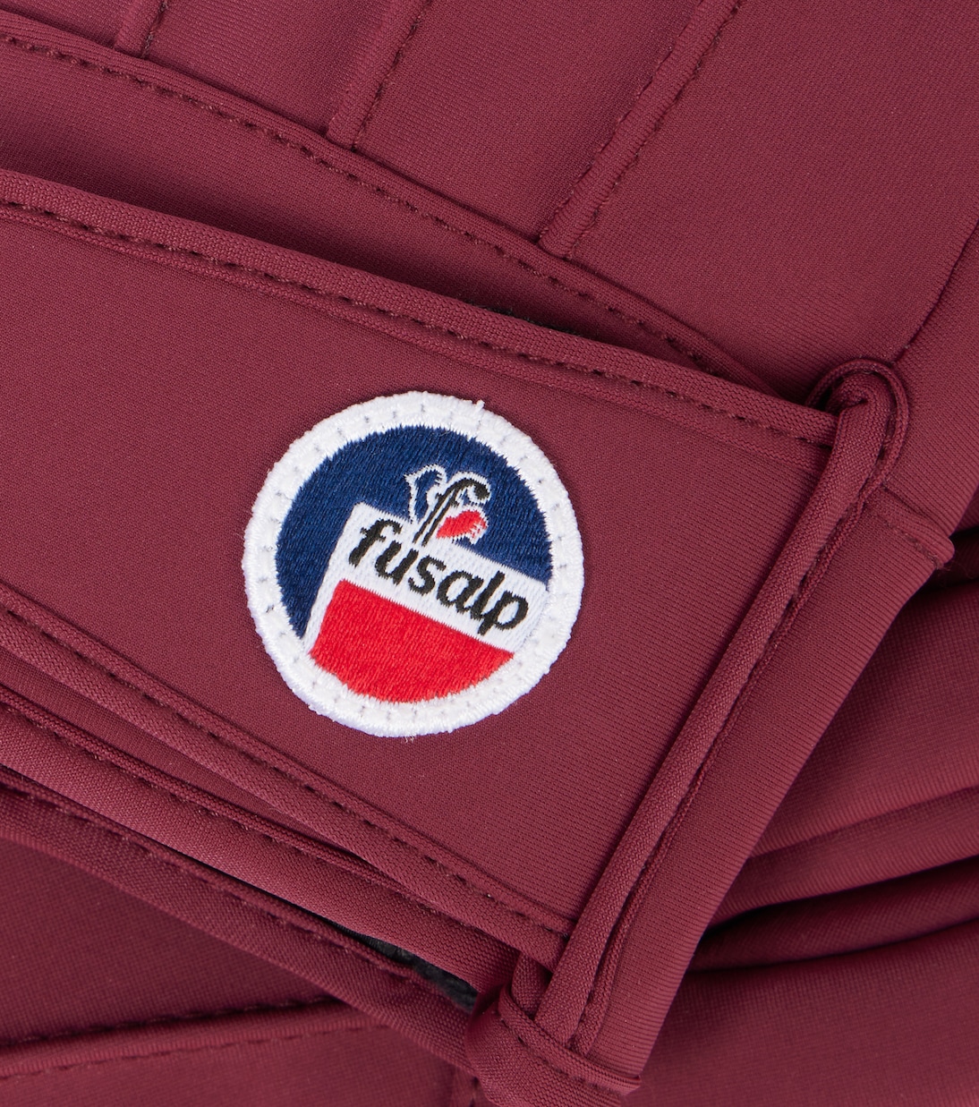 Glacier leather-trimmed ski gloves | Fusalp