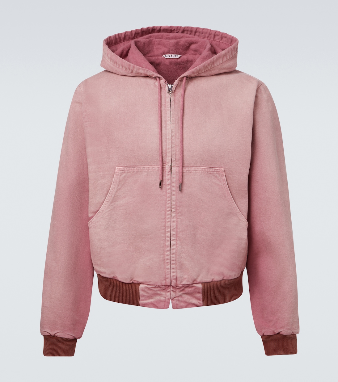 Cropped-Kapuzenjacke aus Baumwolle | Auralee