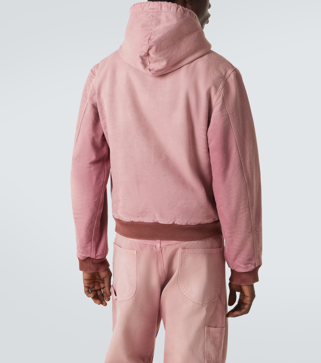 Cropped-Kapuzenjacke aus Baumwolle | Auralee