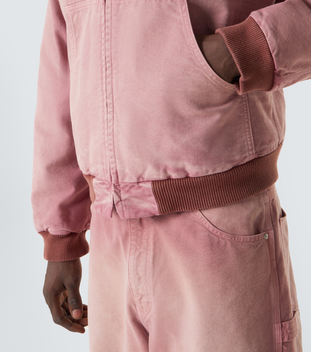 Cropped-Kapuzenjacke aus Baumwolle | Auralee