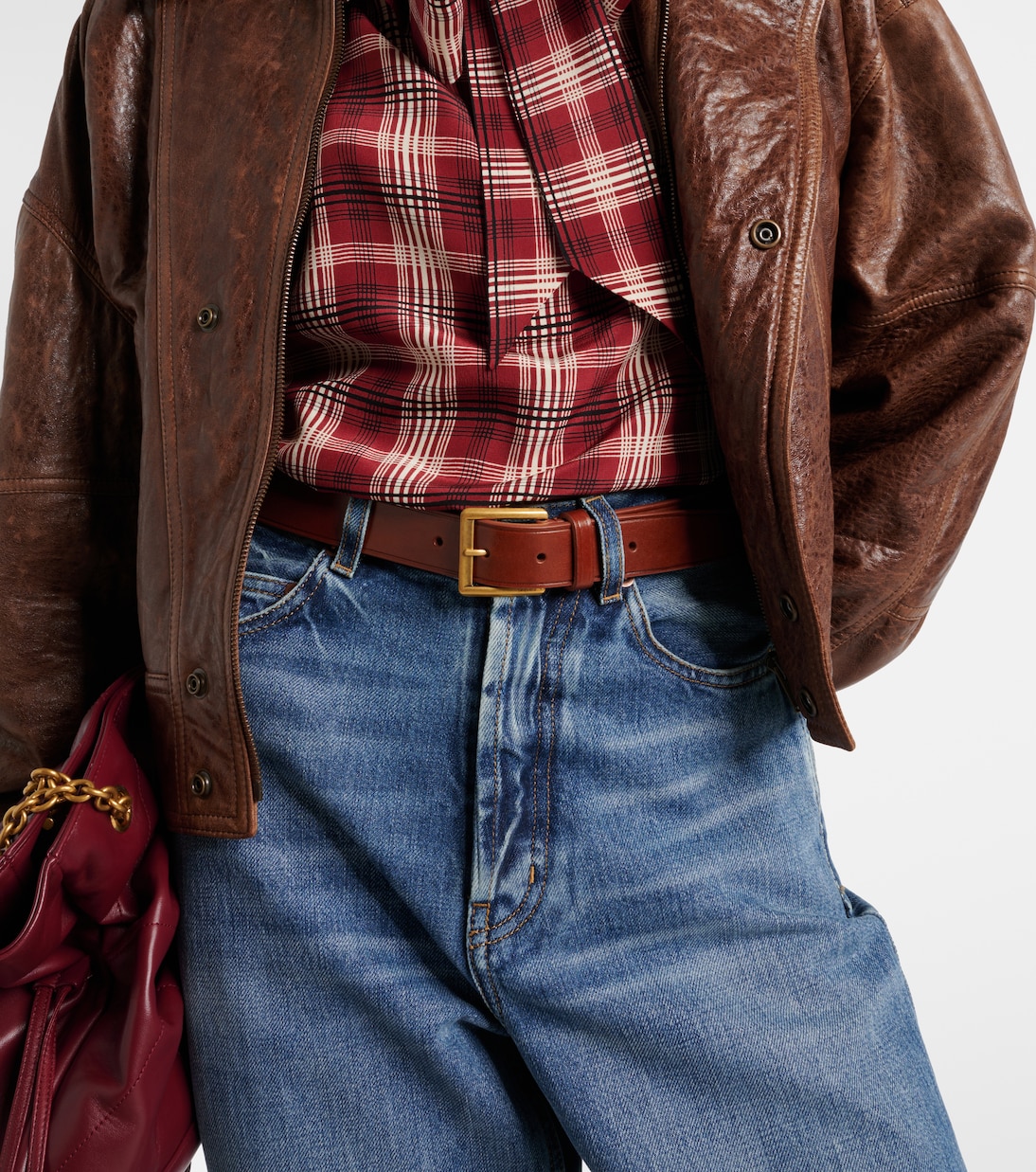 Ceinture en cuir | Saint Laurent