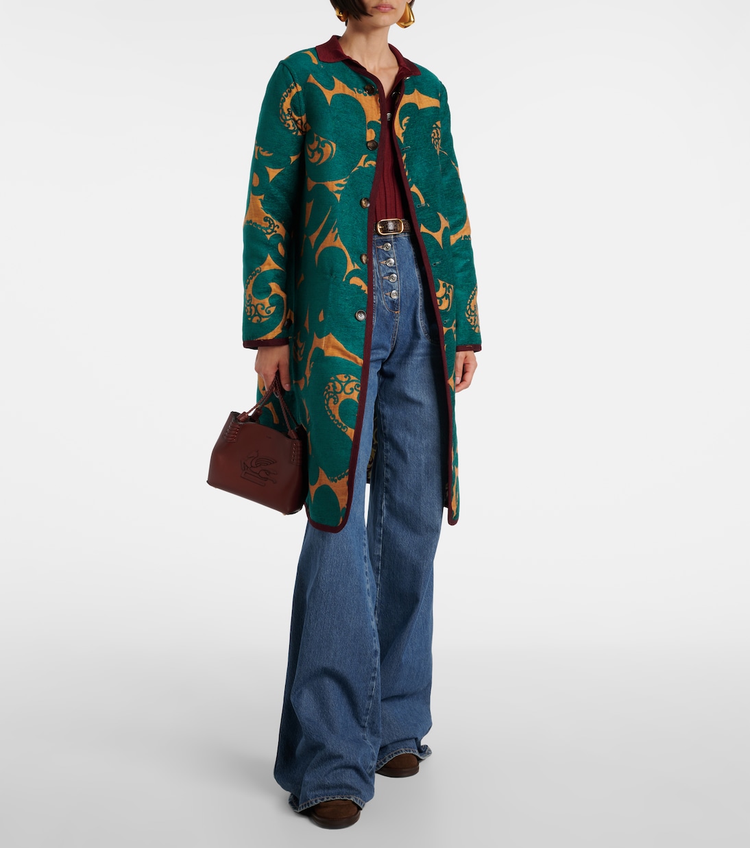 Abrigo revesible de jacquard | Etro