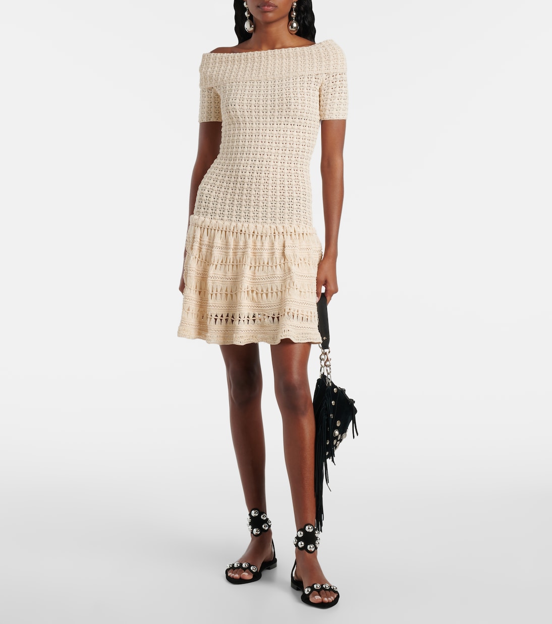فستان قصير من الكروشيه Charlottega | Isabel Marant