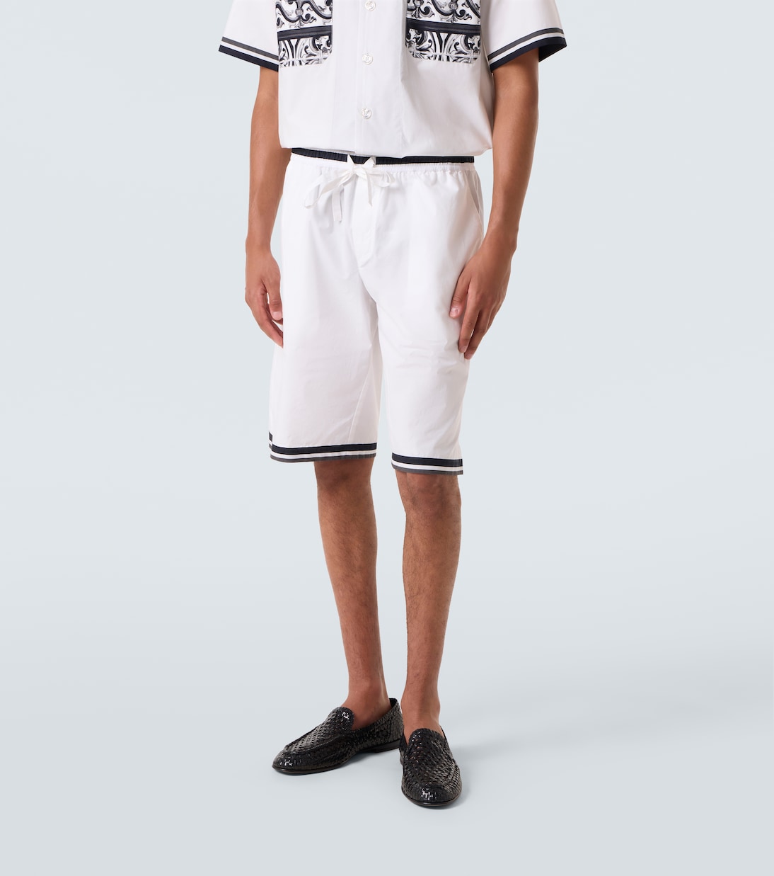 Shorts Majolica aus Baumwolle | Dolce&Gabbana