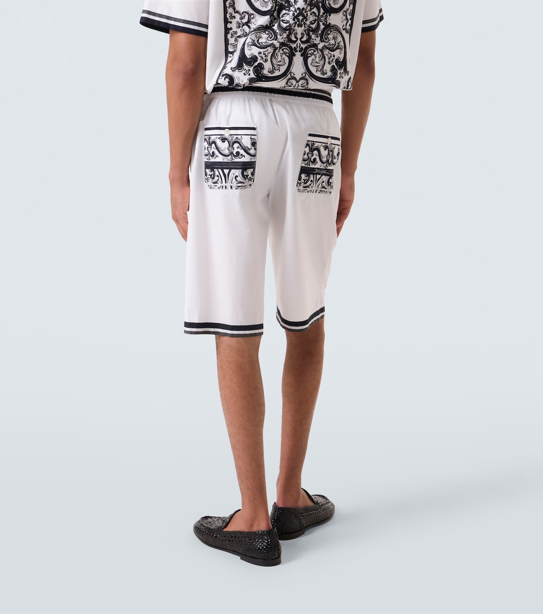 Shorts Majolica aus Baumwolle | Dolce&Gabbana